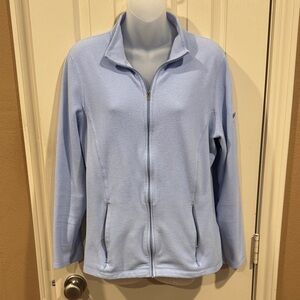 LL Bean Fleece Lightweight ZipFront Jacket. Sz Large (Women’s)